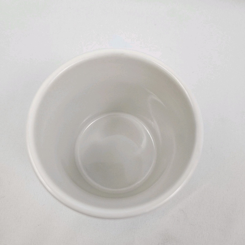 Rae Dunn Ceramic Salt Cellar Canister with Wooden Lid Farmhouse Decor White - Picture 6 of 12